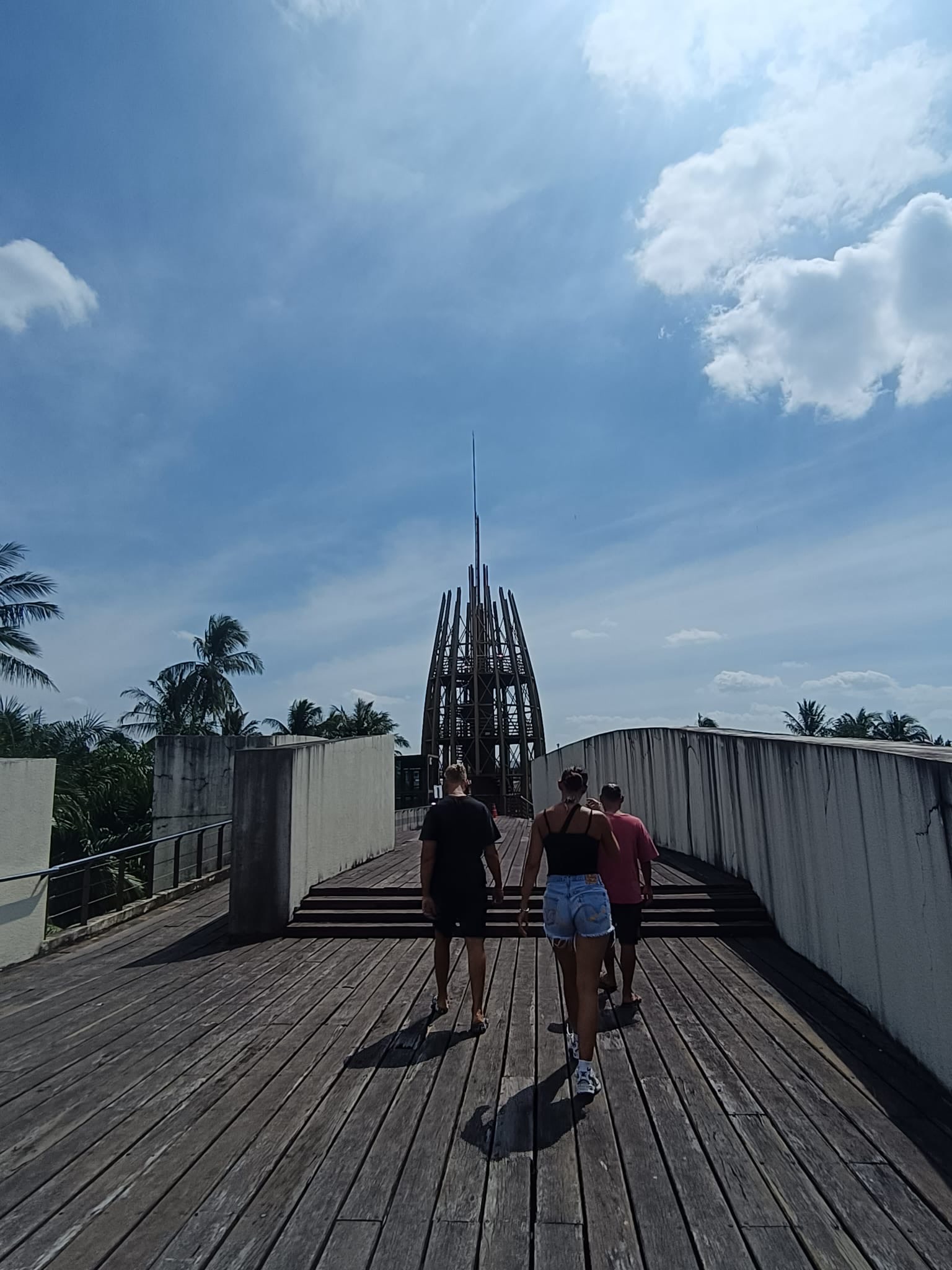 The boat-prow memorial at Ban Nam Khem, the tsunami memorial park north of Khao Lak